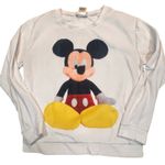 Disney  Parks Women Mickey Mouse Graphic Sweatshirt Cozy Long Sleeve Top M Photo 0