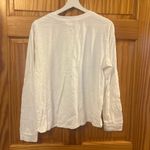 Nordstrom Size XL White Floral Botanical Printed Long-Sleeve Shirt Photo 1