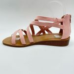 Journee Collection Journee‎ Collection Sandal Womens 6 Pink Strappy Lanza Square Toe Sandal NEW Photo 2