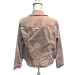 Liverpool Los Angeles Blush Pink Denim Jacket Women's L Button Front Size L Photo 1