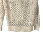 Reiss ‎ Open Knit Cardigan Women's XS Cream Linen Cotton Blend Button Front Chic Photo 15