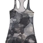 Lululemon Cool Racerback Tank Top White Gray Coal Tinted Women's size 4 Photo 0