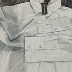 Pretty Little Thing  Blue Dress Shirt Crisp Cotton Photo 1