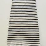Cotton On  | White, Gray & Black Striped Ribbed Midi Dress Small Photo 6