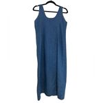 American Vintage Vintage 90s Buckle Denim Midi Tank Dress - Size S Photo 1