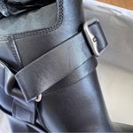 Burberry  Women’s Stirrup leather ankle boots In Black Size 37.5 Photo 5