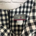Vintage Black and White Gingham Sheath Mini Dress Size 4 Photo 2