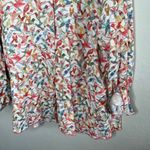 John Mark Hummingbird Print Button Up Art to Wear Shirt Large Photo 3