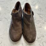 Vionic Serena Leather Taupe Short Block Heel Ankle Bootie Boot Size 8 Photo 1