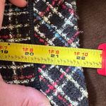 Buttons TOG Shop. Multi Color Plaid Blazer SZ 12 P W Pockets Black & Gold  Photo 9