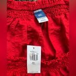 Old Navy NEW  Red Size XXL Tall Seersucker Balloon Sleeve Top Photo 4