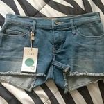 Roxy Carnival cutoff denim Jean Shorts Blue Photo 2