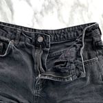 Topshop Black  High Rise Jean Shorts Photo 3