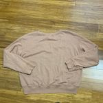 Michael Stars  V-Neck‎ Pullover Sweatshirt Womens Size XL Brown Relaxed Fit Comfy Photo 2