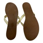 Coach Gold Metallic Debbie Sandals Flip Flops Size 8.5 Photo 7