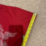 Women's (Junior) Summer Henley Neckline Short Sleeve Crop Top Red Size undefined Photo 6