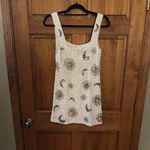 Show Me Your Mumu  White and Silver celestial Sequin Mini Dress Size Small! Photo 1