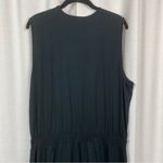J.Jill  Black Sleeveless Knit Stretch Midi Dress Sz.XL NWT Photo 8