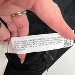 ZARA  Size XL Dress Plunging V-Neck Ruch Draped Waist Midi Black Limited Edition Photo 13