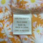 Liberty Love Daisy Sundress Pink White Orange Yellow XL Photo 4