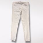 Paige  Skyline Ankle Skinny Jeans White Stretch Denim Size 27 Photo 5