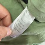 Thakoon Collective Blazer Womens 6 Green Oversized Jacket Linen Blend Career Photo 5