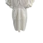 Juicy Couture  French Terry Dress Cover-Up‎ Y2K Hooded Zip Up White Size Small Photo 4