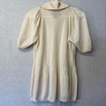 Shin Choi extra fine merino wool Cream Short Sleeve Turtleneck Top, size Small Photo 1