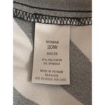 Dress Barn  Women’s Skirtdress Plus 20W Sleeveless Black & White Zebra Y2K Zipper Photo 5