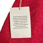 Loft  Hot Pink Open Back Faux Wrap Limited Edition Long Sleeve Sweater Photo 4