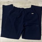 FIGS  High Waisted Yola Skinny Scrub Pants Size Small Navy Photo 6