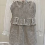 Missguided  White Long Sleeve Dress with Sheer Details Photo 5