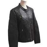 Marc New York Vegan Leather Moto Jacket Photo 0