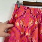 Umgee  Blissfully Happy Wide Leg Pants Linen Blend Size Small Photo 5