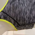 H&M Gray and Neon Yellow Racerback Sports Bra Small S Photo 3