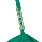 ZARA Chain Link Strap Green Bustier Mini Dress Size XS Blogger Favorite Photo 4