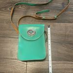 Vintage Y2K Turquoise Western Style Crossbody Bag, Some Wear Silver Photo 3