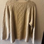 Vince Camuto Cream Cable Knit Sweater, Size XL, Cozy & Versatile, Boho Chic Photo 3