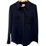 Show Me Your Mumu Black Marcella Linen Button Down Shirt Medium Coastal Beach Photo 0