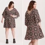 Torrid Medallion Print Lattice Challis Dress 2X Photo 1