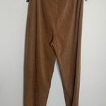 Donna Morgan NWT Vintage Camel Faux Suede Pants Straight Leg Sz 10 Photo 2