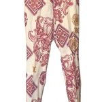 Etcetera   100% linen, Pink Paisley Print Pants- Straight -leg Trousers Photo 2
