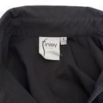 Finley Black Kaylynn Easy Button Front Tunic Shirt Photo 5