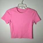 Lilly Pulitzer  Minnie Knit Ribbed Top Hot Pink Sporty Preppy Activewear Size XS Photo 3