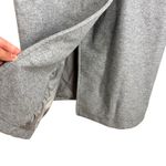 Nasty Gal Oversized Gray Faux Wool Classic Trench Coat Double Breasted Sz 10 Photo 8