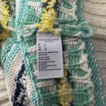 American Eagle  Sweater Womens Small‎ Green Cream Fair Ilse Retro Casual Preppy Photo 7