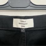 Reformation  Rowe Mid Rise Relaxed Straight Jeans – Chic Black Sustainable - 27 Photo 7