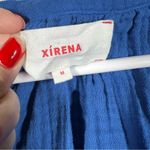 Xirena Blue Muslin Cotton Ari Flutter Sleeve Top Size M Photo 1