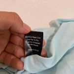 POL  Blue Sequin Lace Boho Tank Top Size Small Flowy Embroidered Festival Style Photo 5