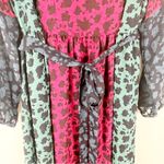 Matilda Jane  A Little Party Dress Swiss Dots Mixed Prints Lined Dress Medium Photo 4